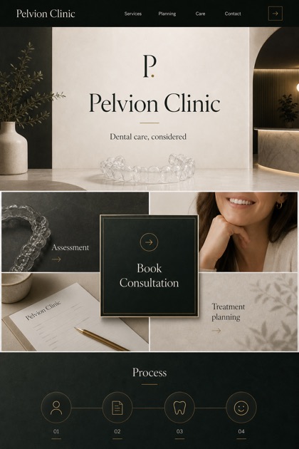 Healthcare website design for Australia, showing a clear opening, service information, supporting content, and a focused inquiry action.