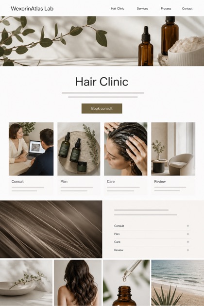 Healthcare website design for Australia, showing a clear opening, service information, supporting content, and a focused inquiry action.