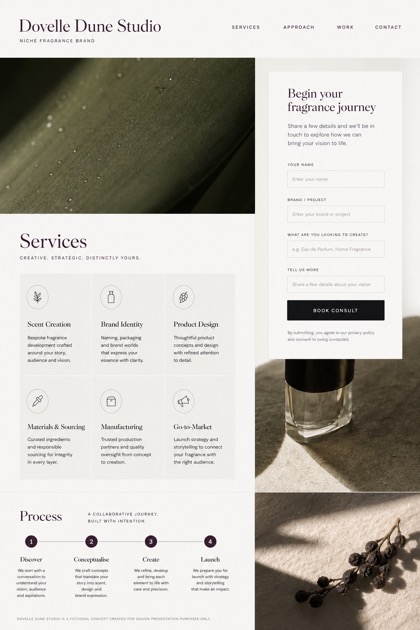 Beauty & Wellness website design for United Kingdom, showing a clear opening, service information, supporting content, and a focused inquiry action.
