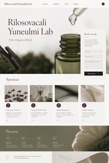 Beauty & Wellness website design for United Kingdom, showing a clear opening, service information, supporting content, and a focused inquiry action.